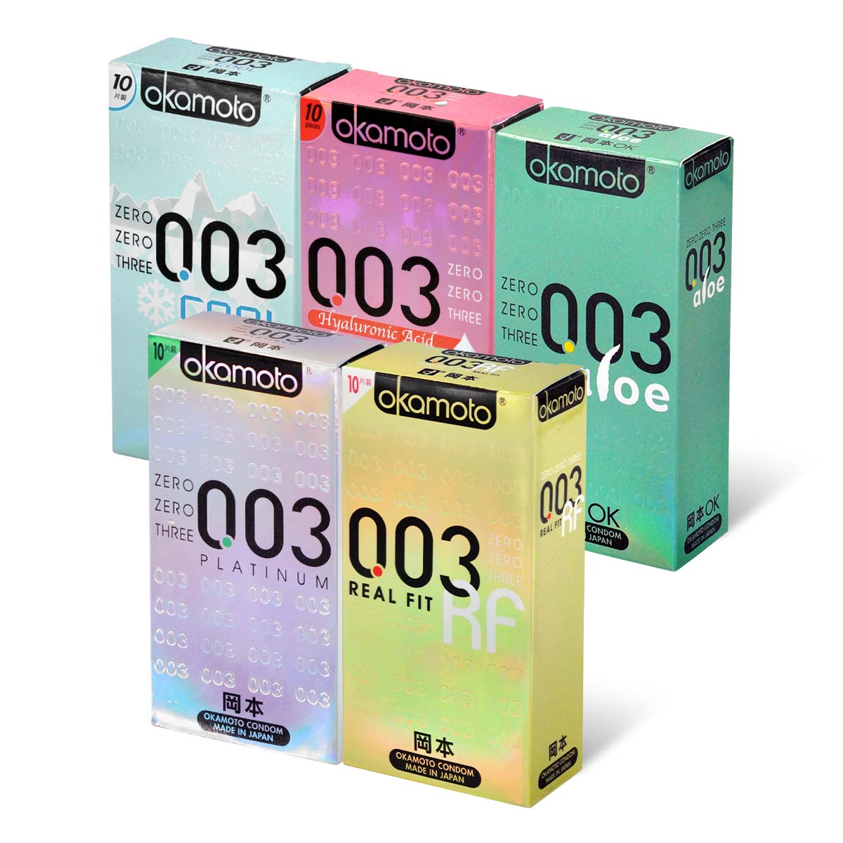 Okamoto 003 Package 50's Pack Latex Condom-p_1