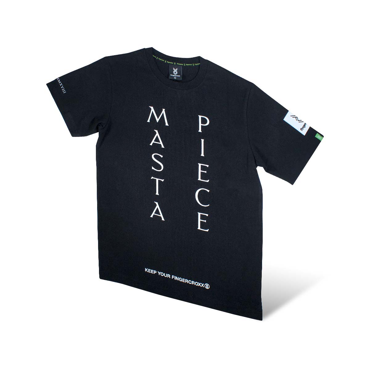 MastaMic MASTAPIECE x Fingercroxx T-Shirt (Black) (Order on demand)-thumb_1
