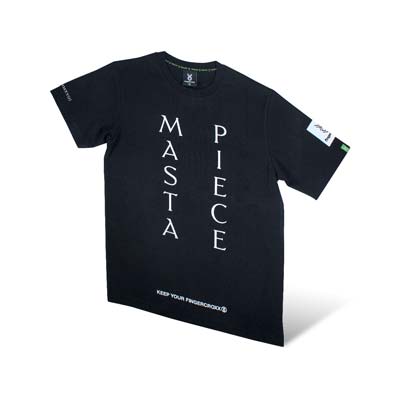 MastaMic MASTAPIECE x Fingercroxx T-Shirt Black (XL-Size)