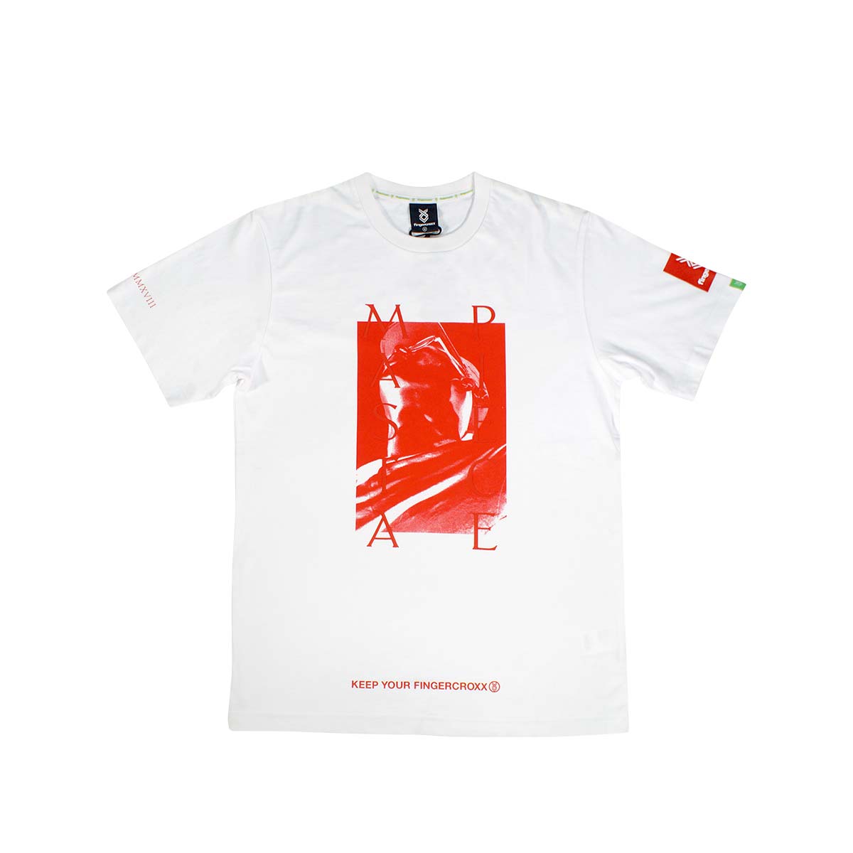 MastaMic MASTAPIECE x Fingercroxx T-Shirt (White) (Order on demand)-p_2