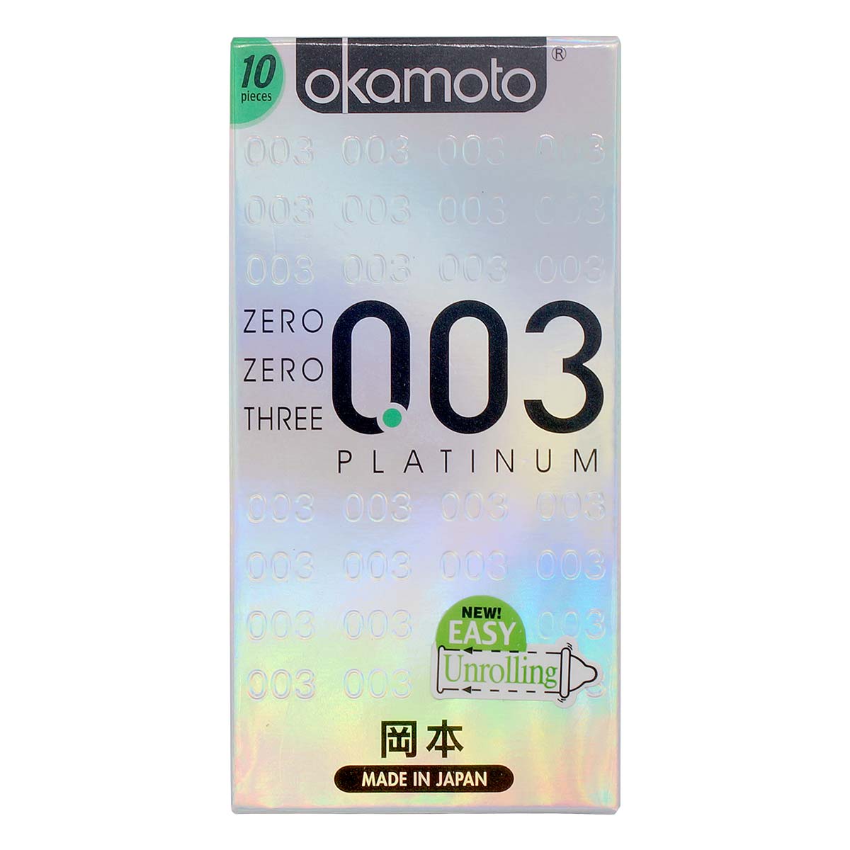 Okamoto 0.03 Platinum 10's Pack Latex Condom-p_2