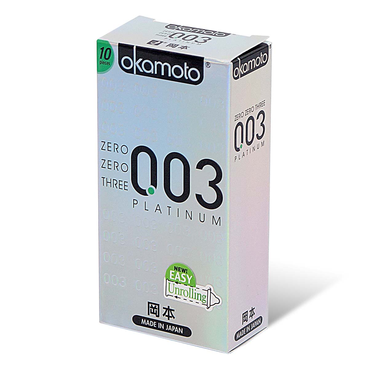 Okamoto 0.03 Platinum 10's Pack Latex Condom-p_1