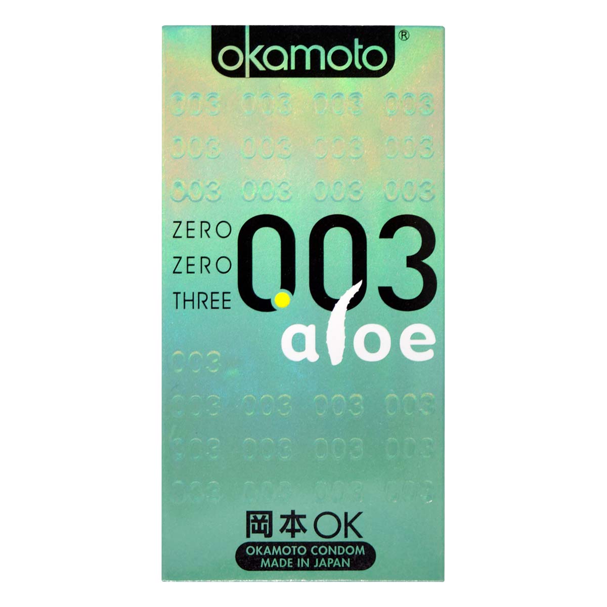 Okamoto 0.03 Aloe 10's Pack Latex Condom-thumb_2