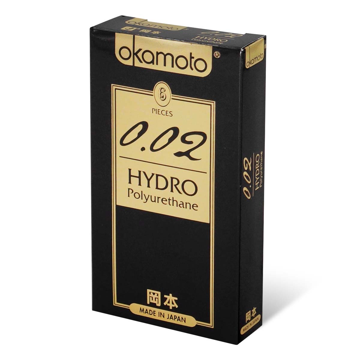 Okamoto 0.02 Hydro Polyurethane 6's Pack PU Condom-p_1