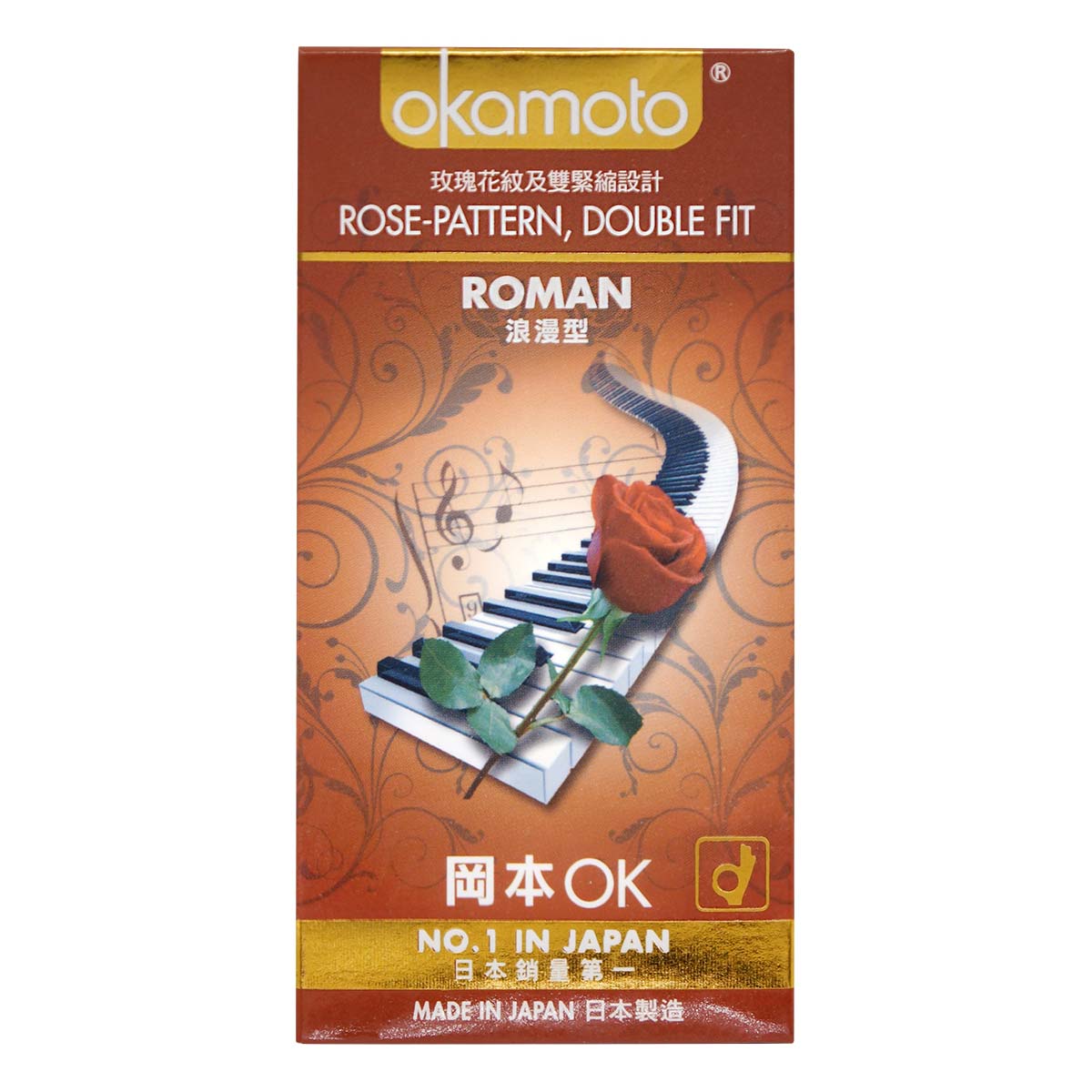 Okamoto Roman 10's Pack Latex Condom-thumb_2