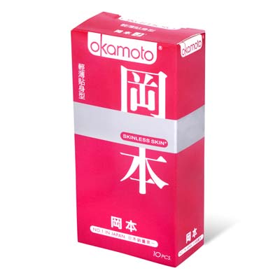 Okamoto Skinless Super Thin 10's Pack Latex Condom-thumb