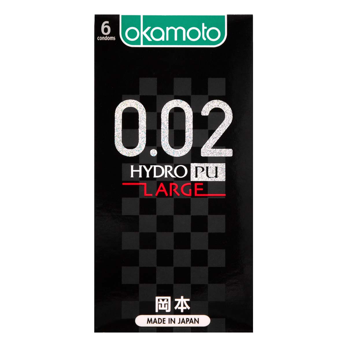 Okamoto 0.02 Hydro Polyurethane L-size 58mm 6's Pack PU Condom-p_2