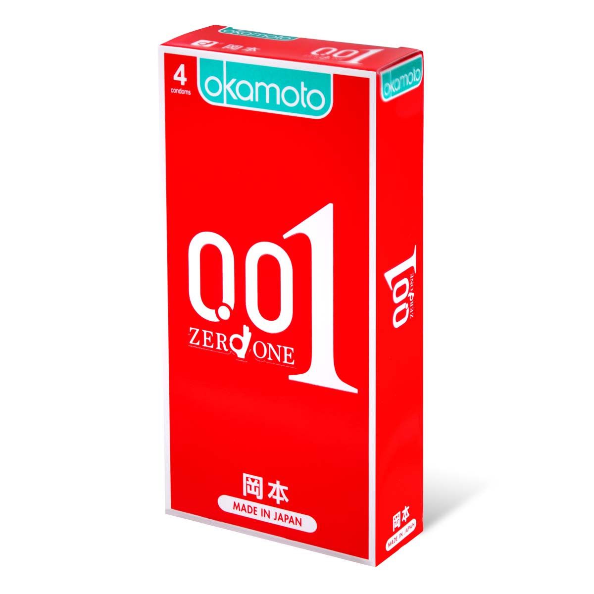 Okamoto 0.01 Hydro Polyurethane 4's Pack PU Condom (Short Expiry)-p_1