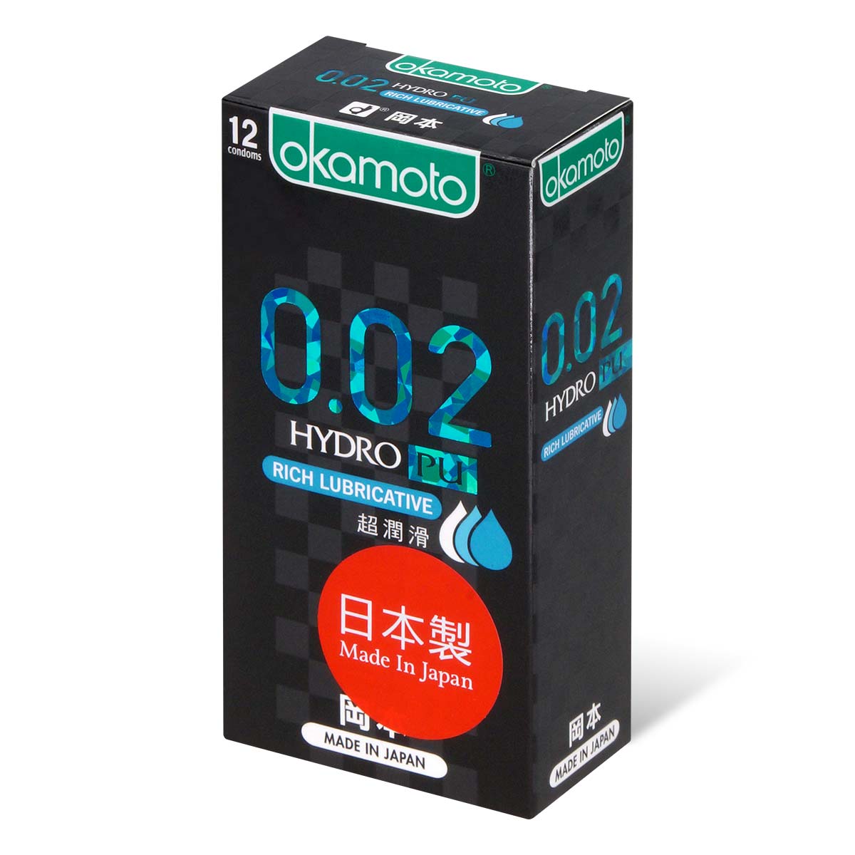 Okamoto 0.02 Rich Lubricative 12's Pack PU Condom-p_1