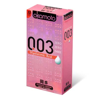 Okamoto 0.03 Hyaluronic acid 10's Pack Latex Condom-thumb