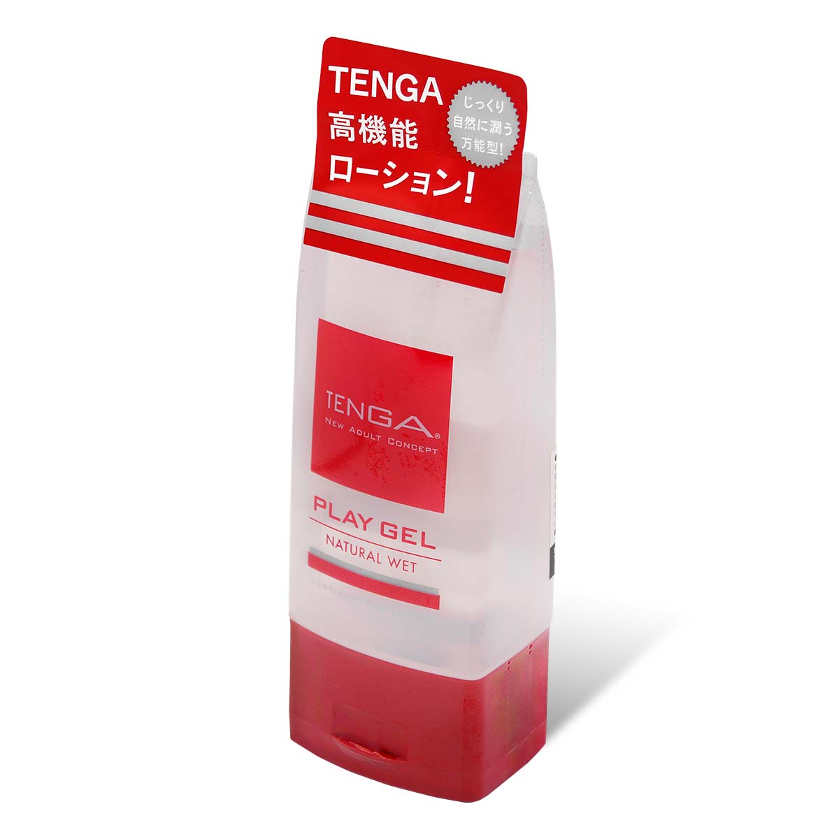 Tenga Play Gel - NATURAL WET（紅）水性潤滑液-p_1
