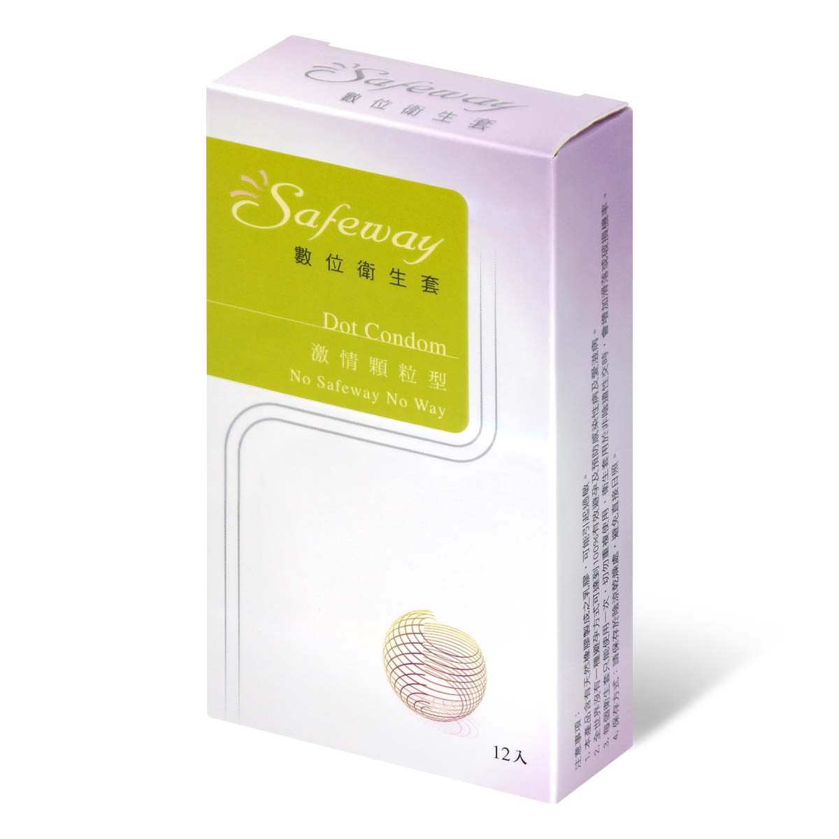 Safeway Dot 12's Pack Latex Condom-p_1