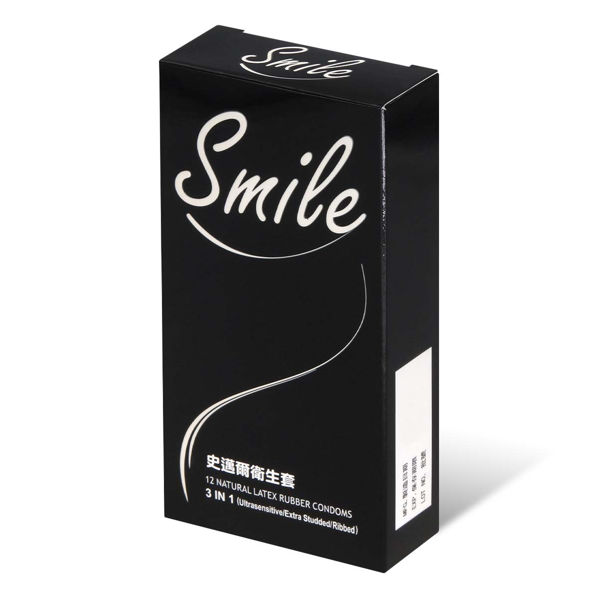 Smile 3 IN 1 12's Pack Latex Condom-thumb_1