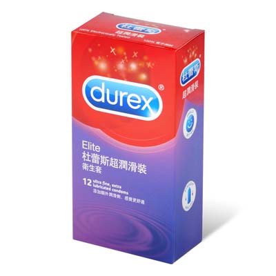 Durex 杜蕾斯 超潤滑裝 12 片裝 乳膠保險套（短效促銷）-thumb