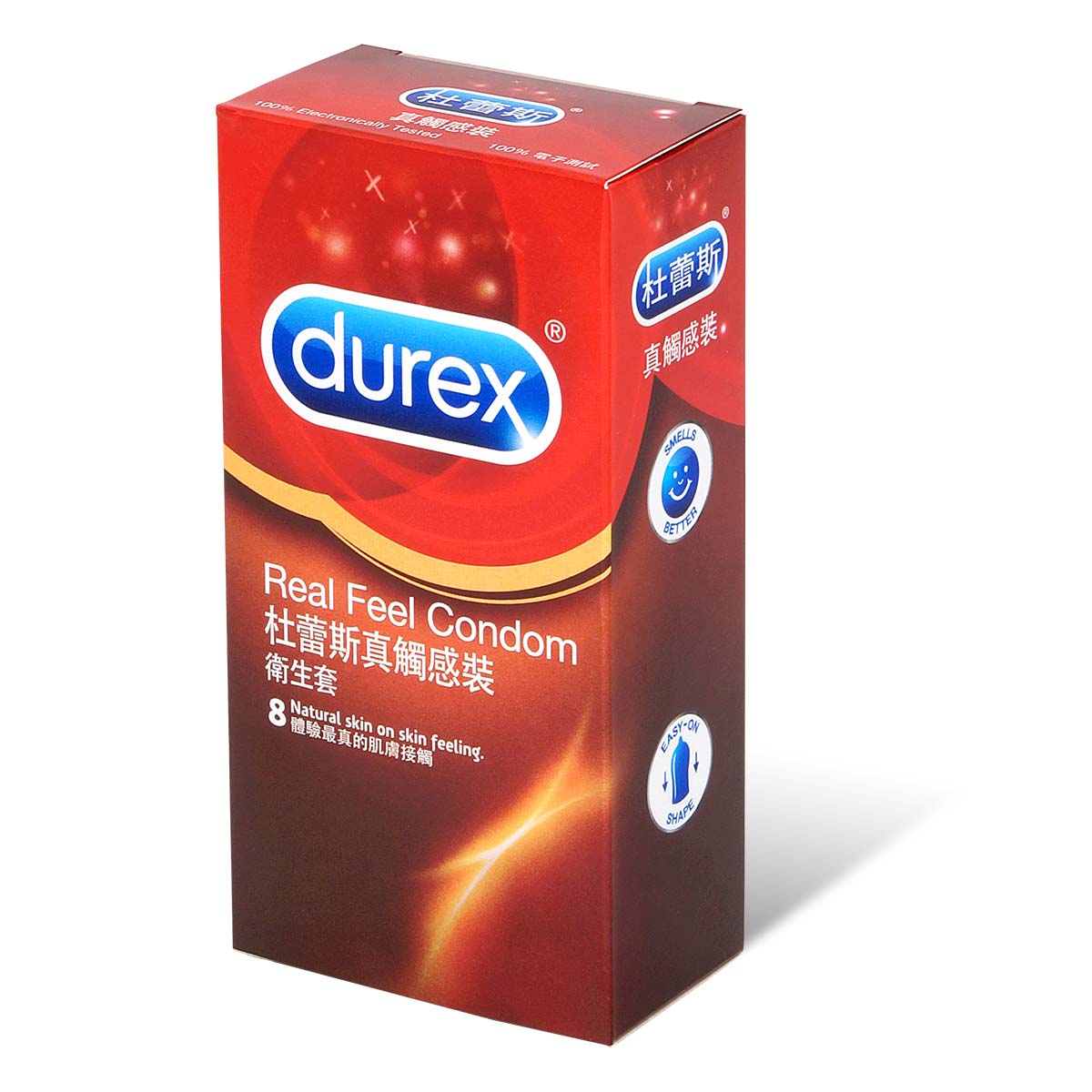 Durex 杜蕾斯 真觸感裝 8 片裝 PI 保險套-p_1