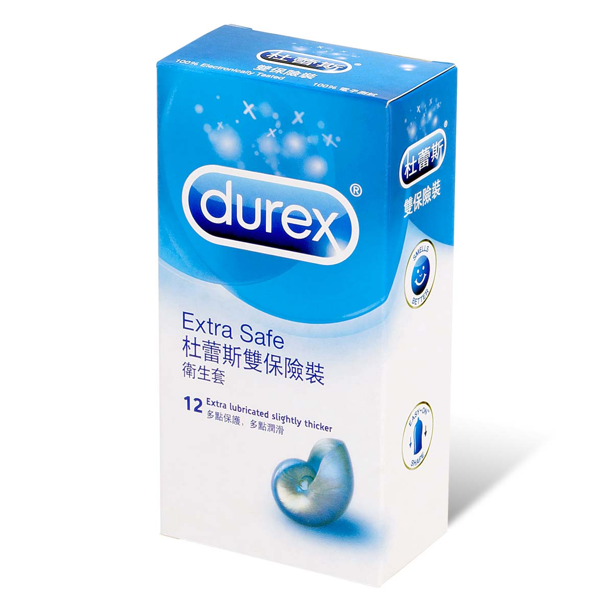 Durex 杜蕾斯 雙保險裝 12 片裝 乳膠保險套-p_1