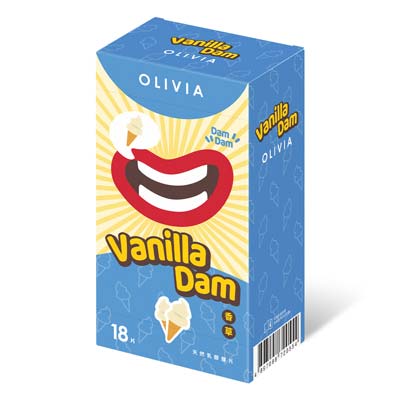 Olivia Vanilla Scent 18's Pack Natural Latex Dams-thumb