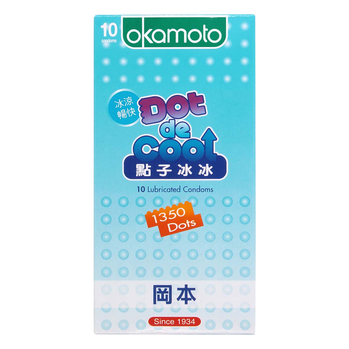 Okamoto Dot de Cool 10's Pack Latex Condom-p_2
