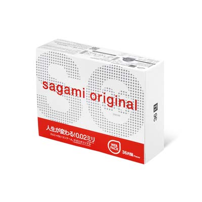 Sagami Original 0.02 36's Pack PU Condom (Defective Packaging)-thumb