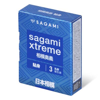 Sagami Xtreme Feel Fit 3's Pack Latex Condom-thumb