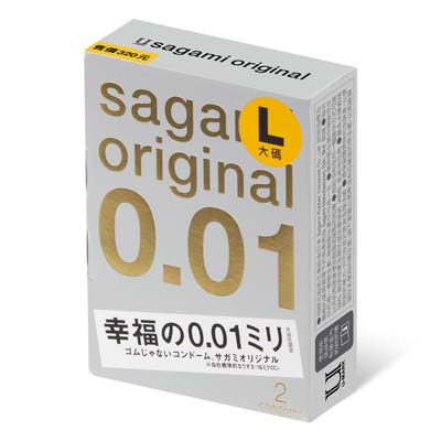 相模元祖 0.01 大碼裝 PU 保險套 2 入-thumb