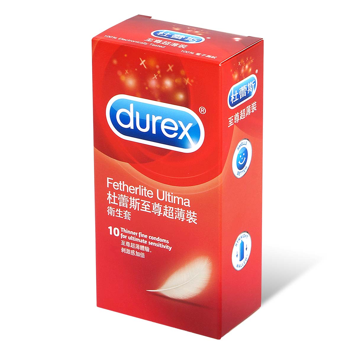 Durex 杜蕾斯 至尊超薄裝 10 片裝 乳膠保險套-p_1