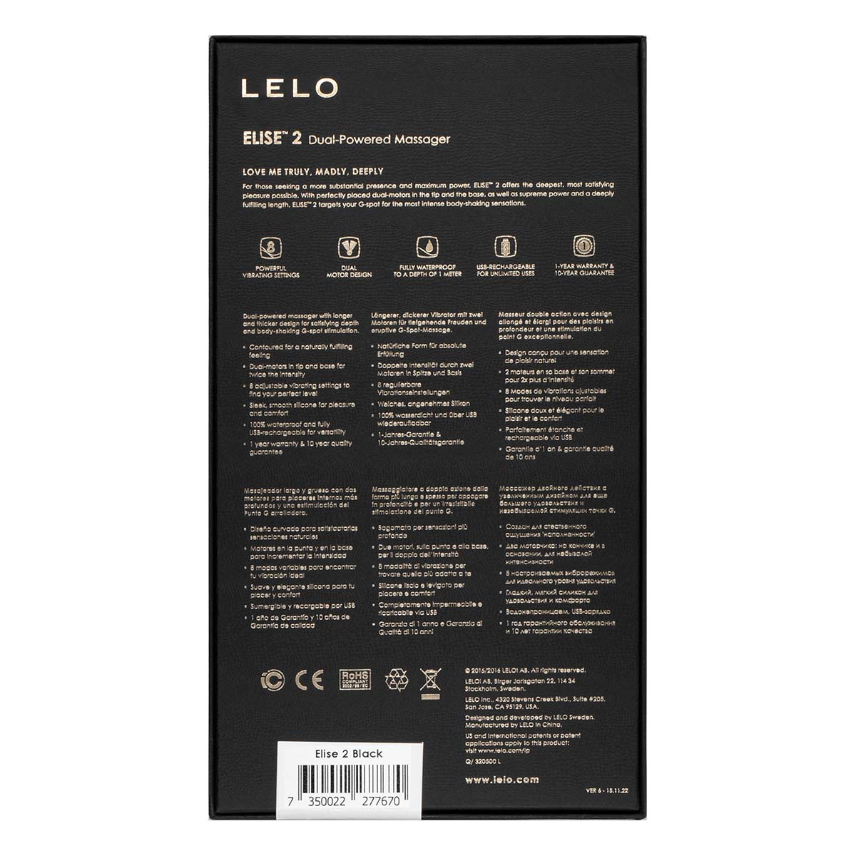 LELO Elise 2 G-Spot Vibrator