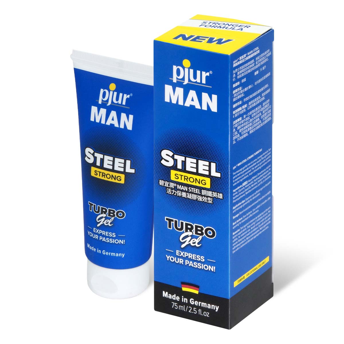 pjur MAN STEEL STRONG Turbo Gel 75ml (Short Expiry)-thumb_1