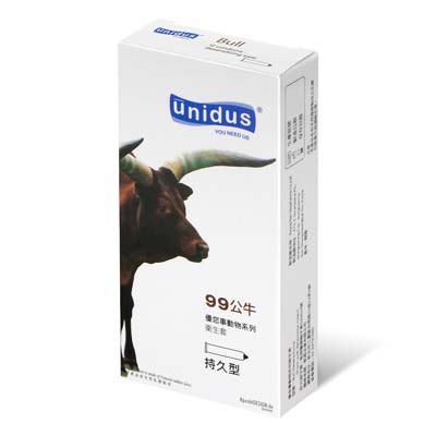 Unidus 優您事動物系列保險套 99 公牛持久型 12 入-thumb